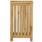 Preview: Wäschebehälter 35x25x60 cm Massivholz Teak