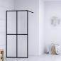 Preview: ARDEBO.de - Duschwand für Walk-in Dusche Mattes Sicherheitsglas 90x195 cm