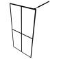 Preview: Duschwand für Walk-in Dusche Mattes Sicherheitsglas 90x195 cm
