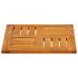 Preview: Tischplatte 40x40x2 cm Quadratisch Massivholz Akazie