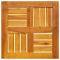 Preview: Tischplatte 40x40x2 cm Quadratisch Massivholz Akazie