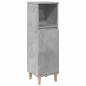 Preview: Badschrank Betongrau 30x30x100 cm Holzwerkstoff