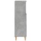 Preview: Badschrank Betongrau 30x30x100 cm Holzwerkstoff