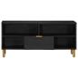 Preview: TV-Schrank Schwarz 100x33x46 cm Holzwerkstoff