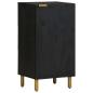 Preview: ARDEBO.de - Sideboard Schwarz 40x33x75 cm Holzwerkstoff