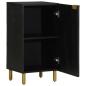 Preview: Sideboard Schwarz 40x33x75 cm Holzwerkstoff