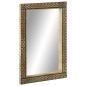 Preview: ARDEBO.de - Badspiegel 50x70 cm Massivholz Mango und Glas