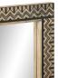 Preview: Badspiegel 50x70 cm Massivholz Mango und Glas