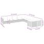 Preview: 10-tlg. Garten-Sofagarnitur mit Kissen Schwarz Poly Rattan