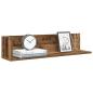 Preview: ARDEBO.de - Wandregale 2 Stk. Altholz-Optik 75x16,5x16,5 cm Holzwerkstoff