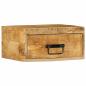 Preview: Wand-Nachttisch Raues Mangoholz
