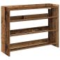 Preview: Schuhregal Altholz-Optik 80x25x62 cm Holzwerkstoff