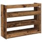 Preview: Schuhregal Altholz-Optik 80x25x62 cm Holzwerkstoff
