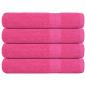 Preview: ARDEBO.de - Saunatücher FROGN 4 Stk. Rosa 80x200 cm 360 g/m²