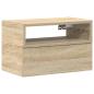 Preview: Wand-Nachttisch Sonoma-Eiche 45x26x28,5 cm