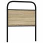 Preview: ARDEBO.de - Ersatz-Kopfteil Sonoma-Eiche 80 cm Stahl und Holzwerkstoff