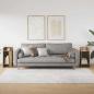 Preview: Beistelltische 2 Stk. mit Ablage Artisan-Eiche 25,5x27x60 cm