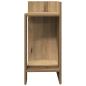 Preview: Beistelltische 2 Stk. mit Ablage Artisan-Eiche 25,5x27x60 cm