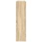 Preview: Schuhregal Sonoma-Eiche 80x25x100 cm Holzwerkstoff