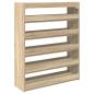 Preview: Schuhregal Sonoma-Eiche 80x25x100 cm Holzwerkstoff
