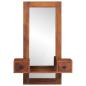 Preview: Wandspiegel mit Schubladen 60x33x90 cm Massivholz Akazie