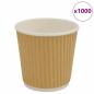 Preview: ARDEBO.de - Pappbecher 1000 Stk. 4oz 100ml Braun