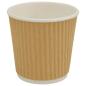 Preview: Pappbecher 1000 Stk. 4oz 100ml Braun