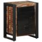 Preview: ARDEBO.de - Nachttisch Mehrfarbig 40x30x51 cm Altholz Massiv