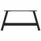 Preview: Couchtischbeine A-Form 2 Stk. Schwarz 70x(30-31) cm Stahl