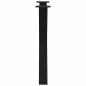 Preview: Esstischbeine X-Form 2 Stk. Schwarz 80x(72-73) cm Stahl