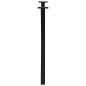 Preview: Esstischbeine X-Form 2 Stk. Schwarz 70x(72-73) cm Stahl