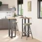 Preview: ARDEBO.de - Bartischbeine T-Form 2 Stk. Anthrazit 60x35x(110-111) cm Stahl