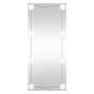 Preview: Wandspiegel mit LED-Leuchten 40x80 cm Glas Rechteckig