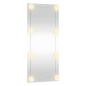 Preview: Wandspiegel mit LED-Leuchten 40x80 cm Glas Rechteckig