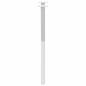 Preview: Esstischbeine X-Form 2 Stk. Weiß 50x(72-73) cm Stahl