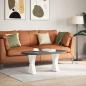Preview: Couchtischbeine X-Form 2 Stk. Weiß 28x(42-43) cm Stahl