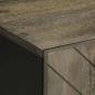 Preview: TV-Schrank Schwarz 105x33x46 cm Massivholz Mango