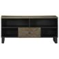Preview: TV-Schrank 100x33x46 cm Massivholz Mango