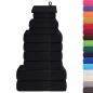 Preview: 12-tlg. Handtuch-Set FROGN Schwarz 360 g/m²
