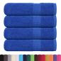 Preview: Duschtücher FROGN 4 Stk. Blau 70x140 cm 360 g/m²
