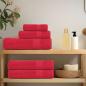 Preview: Saunatücher FROGN 4 Stk. Rot 80x200 cm 360 g/m²