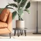 Preview: ARDEBO.de - Haarnadelbeine für Couchtisch 4 Stk. Schwarz 20 cm Massivstahl