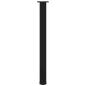 Preview: Bartischbeine 4 Stk. Schwarz 90-92 cm Stahl