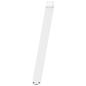 Preview: Konsolentischbeine U-Form 2 Stk. Weiß 38x(72-73) cm Stahl