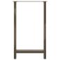 Preview: Bartischbeine Naturstahl 2 Stk. 60x(100-101) cm Stahl