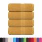 Preview: Gästetücher FROGN 4 Stk. Gold 30x50 cm 360 g/m²