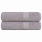 Preview: Duschtücher FROGN 2 Stk. Grau 70x140 cm 360 g/m²