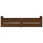 Preview: Bettgestell mit Schubladen Braun Eichen-Optik 90x190 cm