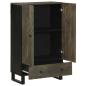 Preview: Highboard 60x33x100 cm Massivholz Mango
