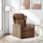 Preview: Massagesessel Braun Stoff